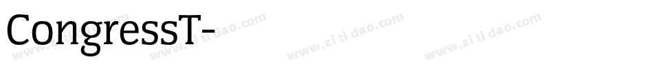 CongressT字体转换