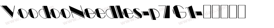 VoodooNeedles-p7G1字体转换