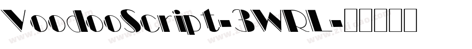 VoodooScript-3WRL字体转换