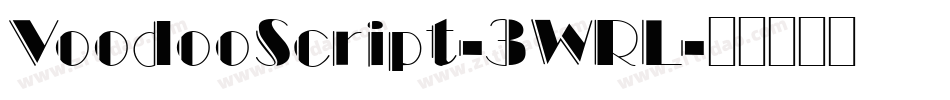 VoodooScript-3WRL字体转换