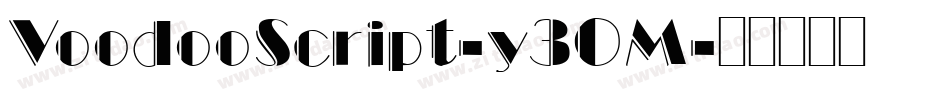 VoodooScript-y3OM字体转换