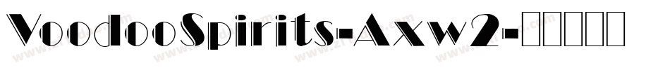 VoodooSpirits-Axw2字体转换