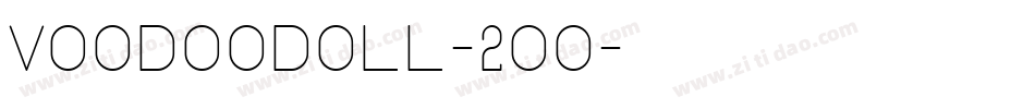 VoodooDoll-2oo字体转换