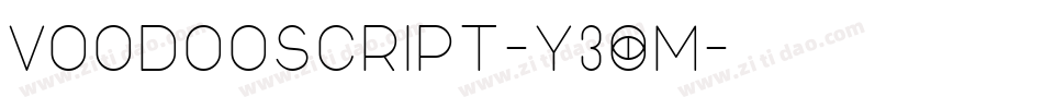 VoodooScript-y3OM字体转换
