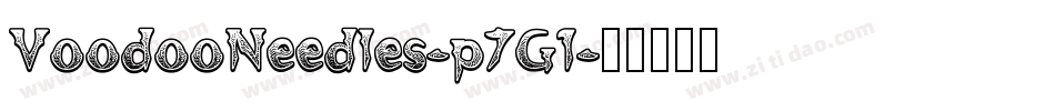 VoodooNeedles-p7G1字体转换
