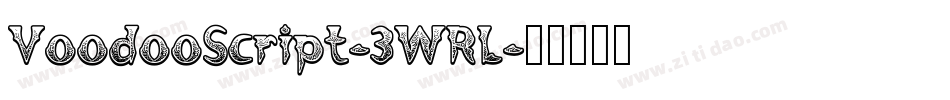 VoodooScript-3WRL字体转换