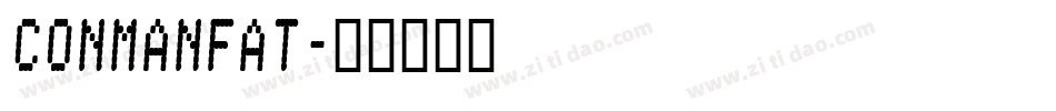 CONMANFAT字体转换