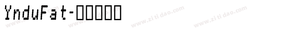 YnduFat字体转换