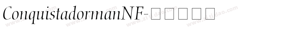 ConquistadormanNF字体转换