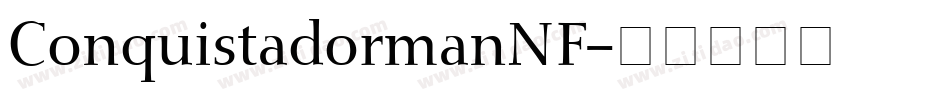 ConquistadormanNF字体转换