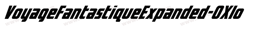VoyageFantastiqueExpanded-0Xlo字体转换