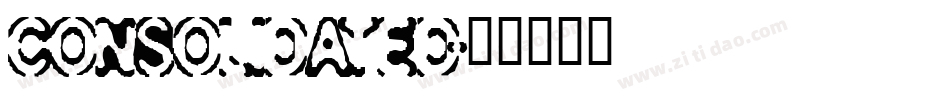 Consolidated字体转换