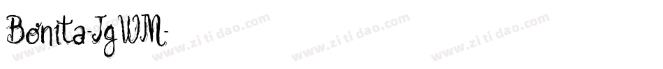 Bonita-JgWM字体转换