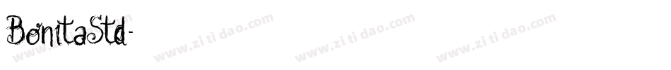 BonitaStd字体转换