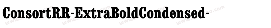 ConsortRR-ExtraBoldCondensed字体转换