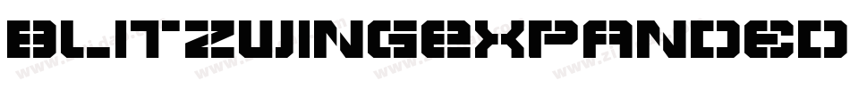 BlitzwingExpandedBold-ReA3字体转换