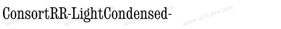 ConsortRR-LightCondensed字体转换