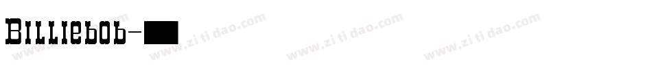 Billiebob字体转换