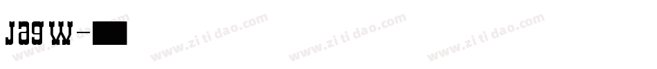 jagw字体转换