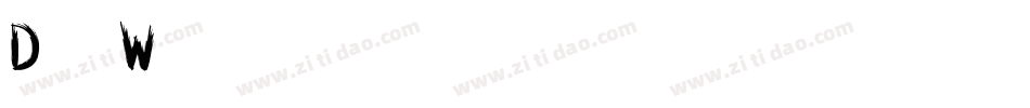 DirtyWar字体转换