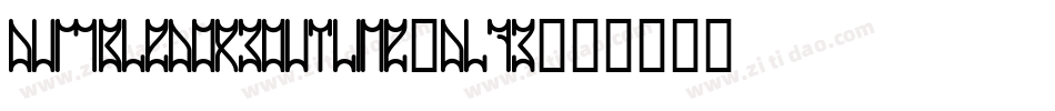 Dumbledor3Outline-DL73字体转换