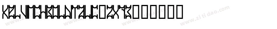 KelvinchBoldItalic-ZX73字体转换
