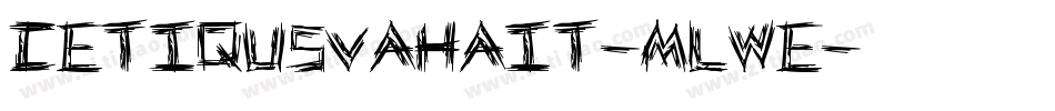 CetiQusvahait-MlWe字体转换