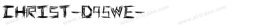 Christ-d95WE字体转换