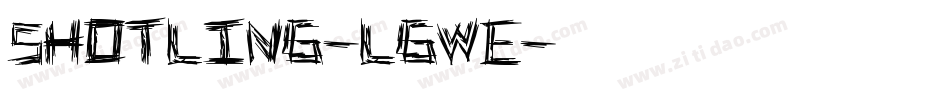 Shotling-lgWe字体转换