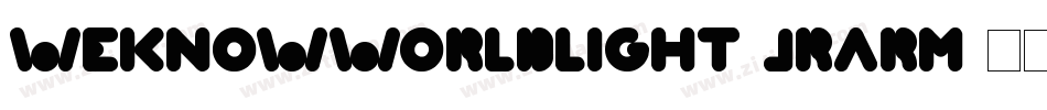 WeknowWorldLight-JRarM字体转换
