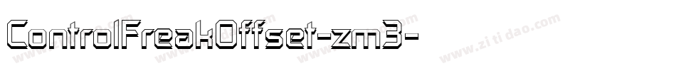 ControlFreakOffset-zm3字体转换