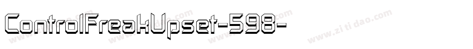ControlFreakUpset-598字体转换