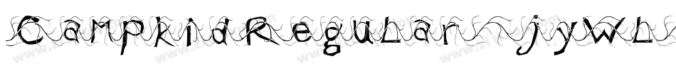 CampkidRegular-jyWl字体转换