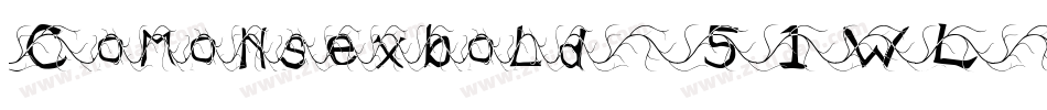 Comonsexbold-51WL字体转换