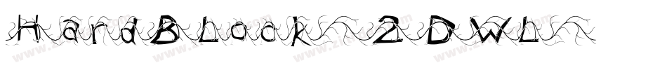 HardBlock-2DWl字体转换