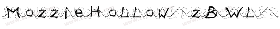 MozzieHollow-zBWl字体转换