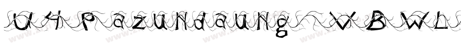 U4Pazundaung-VBWl字体转换