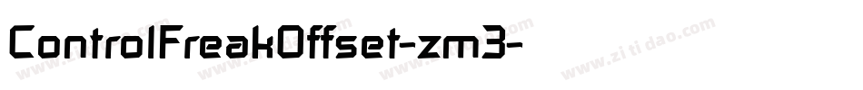ControlFreakOffset-zm3字体转换