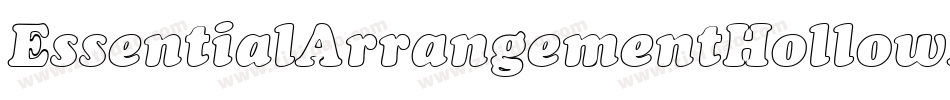 EssentialArrangementHollowIn-qwY1字体转换 EssentialArrangementHollowIn-qwY1字体转换