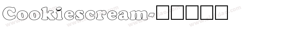 Cookiescream字体转换