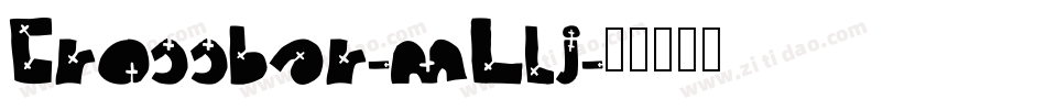 Crossbar-mLlj字体转换