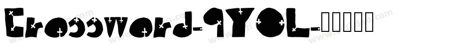 Crossword-9YOL字体转换