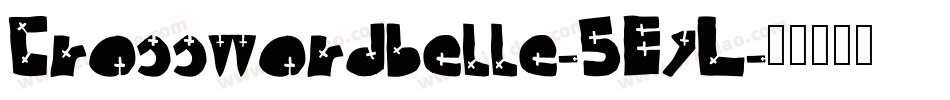 Crosswordbelle-5EyL字体转换