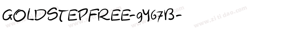 Goldstepfree-9Y67B字体转换