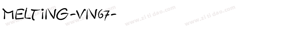 Melting-vn67字体转换