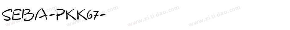 Seba-PKK67字体转换