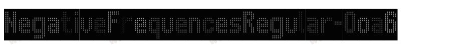 NegativeFrequencesRegular-Ooa6字体转换
