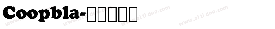 Coopbla字体转换
