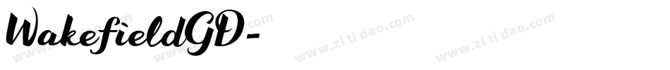 WakefieldGD字体转换