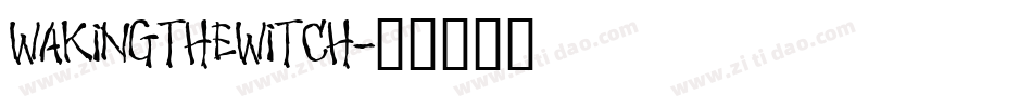 WAKINGTHEWITCH字体转换